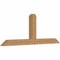 Ekena Millwork Portland Smooth Timber Gable Bracket, Western Red Cedar, 84"W x 31"H x 5 1/2"D x 5 1/2"F, 9/12 Pitch GBW084X31X0606POR00SWR - alternate 5